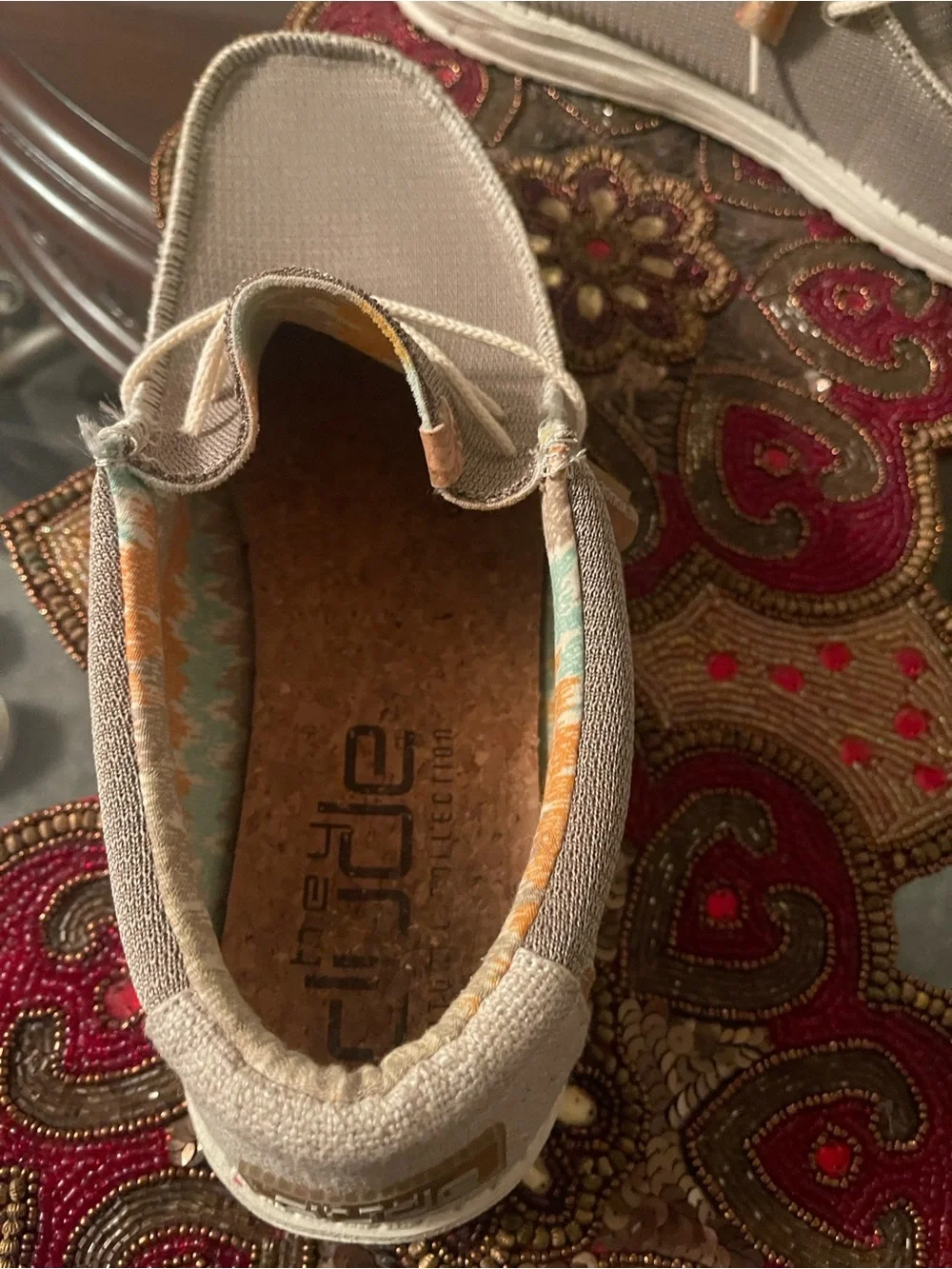 Hey Dude Men's Slip-On Loafers in Taupe
